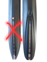 Batterij afdekkap - Spatbord met verlichting