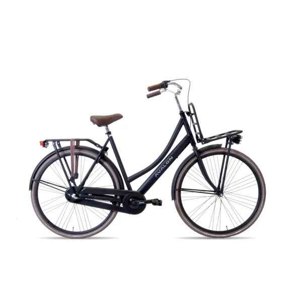 Avalon Up-Town D50 Matzwart 3 Versnellingen - 28 inch