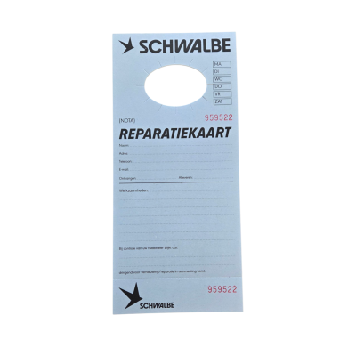 Fiets Reparatiekaart - per stuk