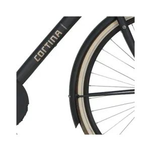 Voorspatbord 28 inch Jet Black Matt - Cortina Voorspatbord 28 inch Jet Black Matt - Cortina