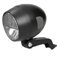 Koplamp Amsterdam Batterij Zwart - Cortina