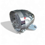 Koplamp LED Transportfiets Batterijen - Chroom