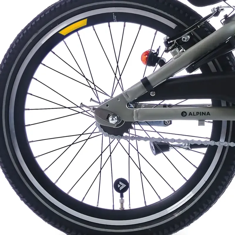 Achterwiel Zwart 22 inch - Alpina Trial