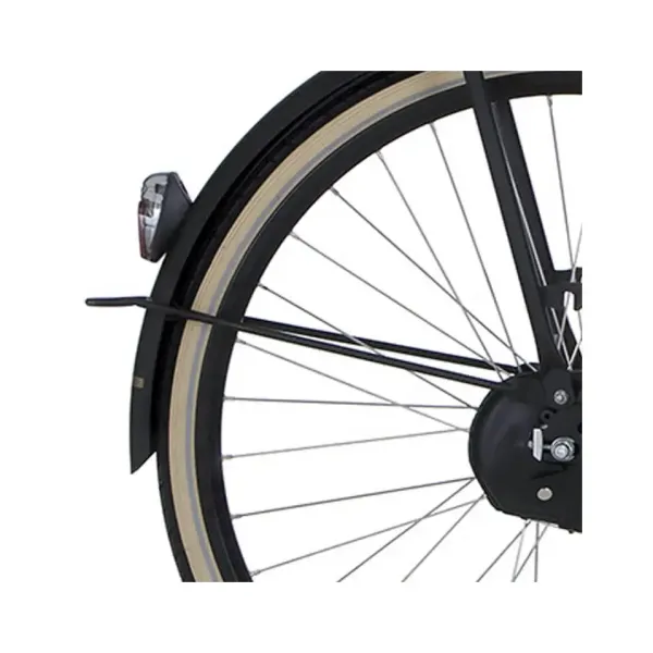 Spatbordstang achter 28 inch Jet Black Matt - Cortina