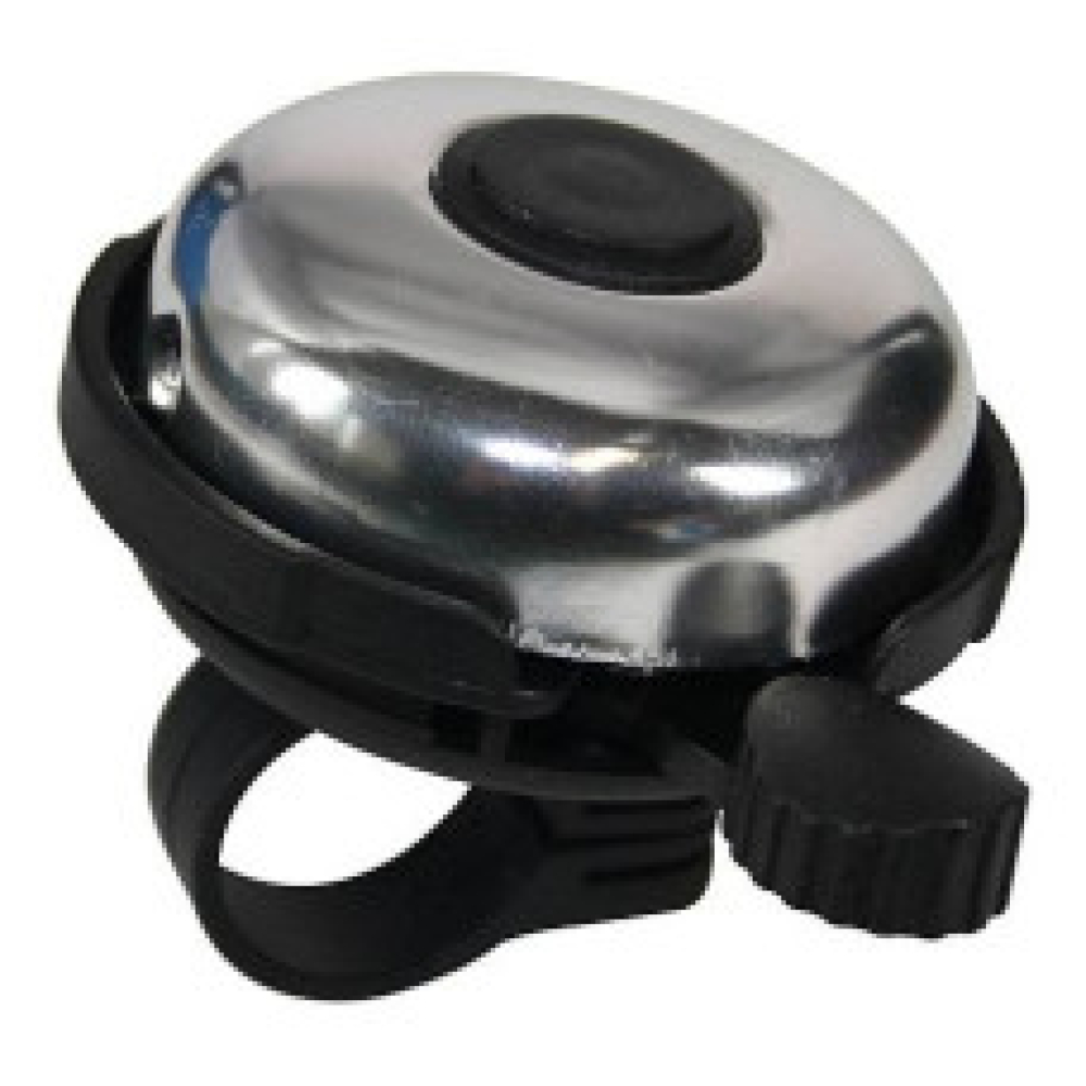 Fietsbel 53 mm Aluminium - Zilver