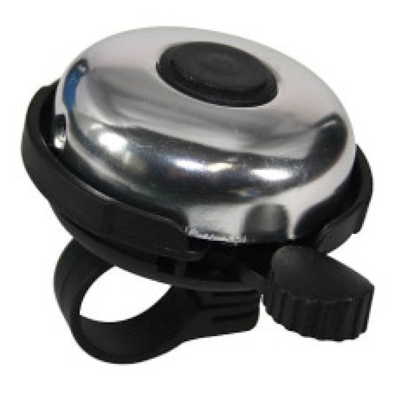 Fietsbel 53 mm Aluminium - Zilver