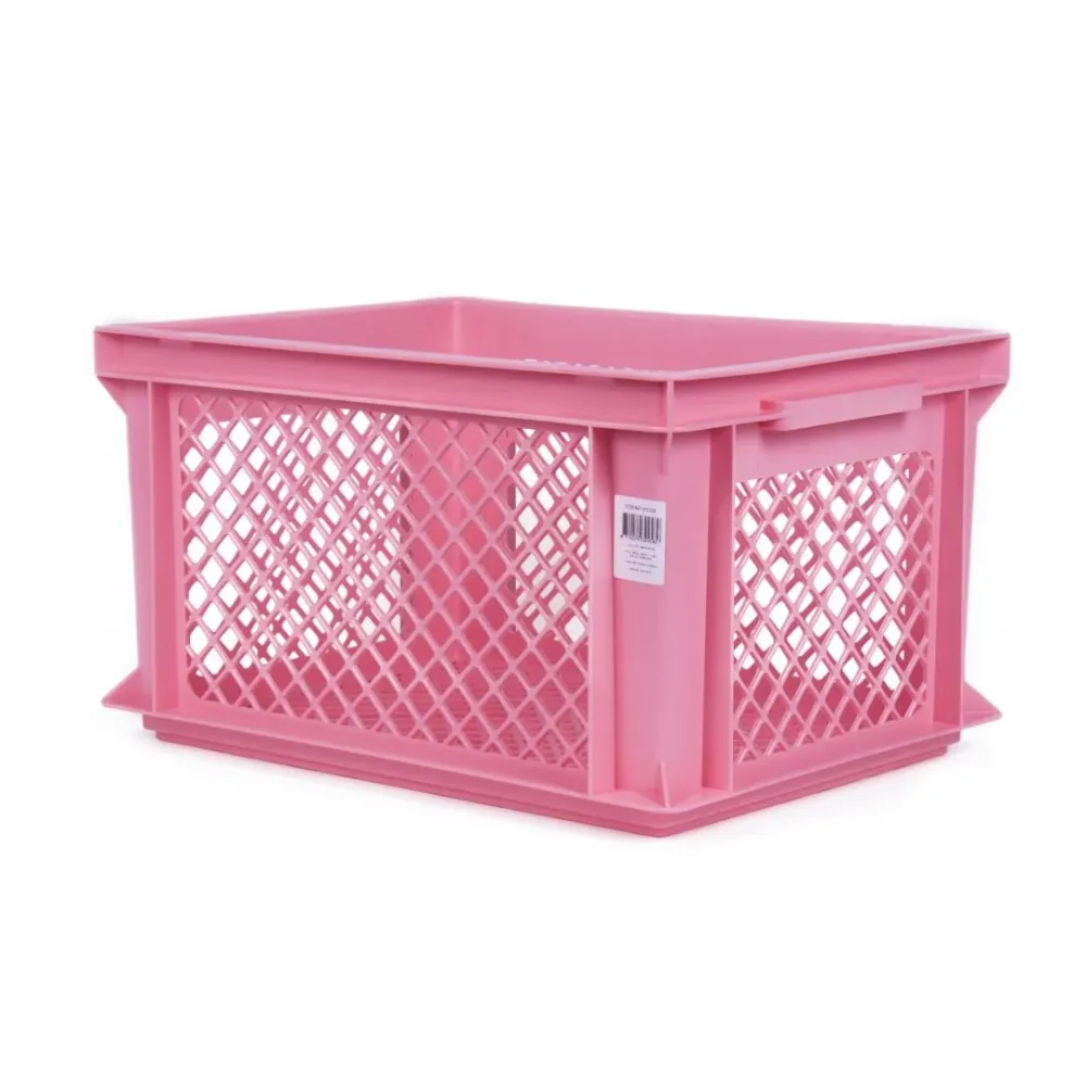 Fietskrat kunststof - roze