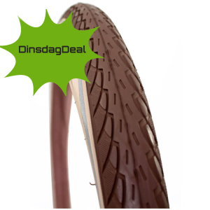 Buitenband Deli Tire 24 x 1.75 - Bruin