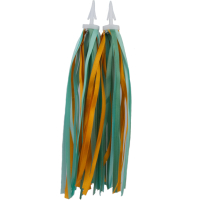 Handvatten slingers groen-oranje-blauw