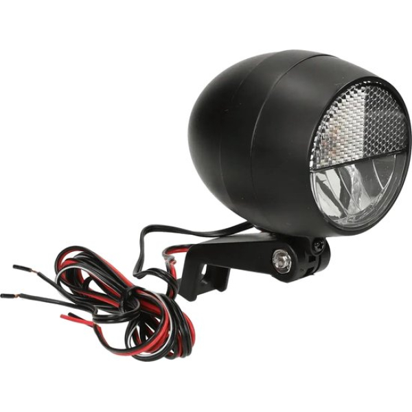 Koplamp Amsterdam Naafdynamo Zwart - Cortina