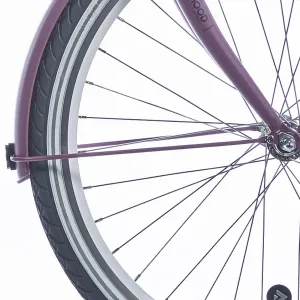 Spatbordstangen 26 inch Dark Mauve Matt - Alpina