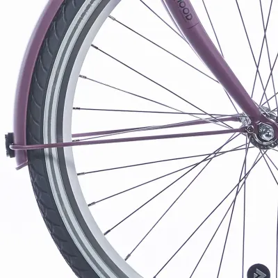 Spatbordstangen 26 inch Dark Mauve Matt - Alpina