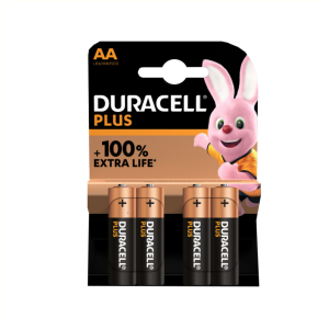 Batterijen AA 4 stuks - Duracell Batterijen AA 4 stuks - Duracell
