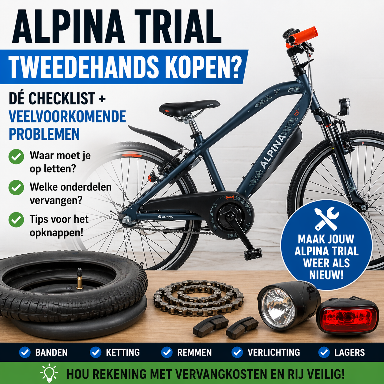 Alpina Trial tweedehands kopen? Dit moet je controleren en vervangen